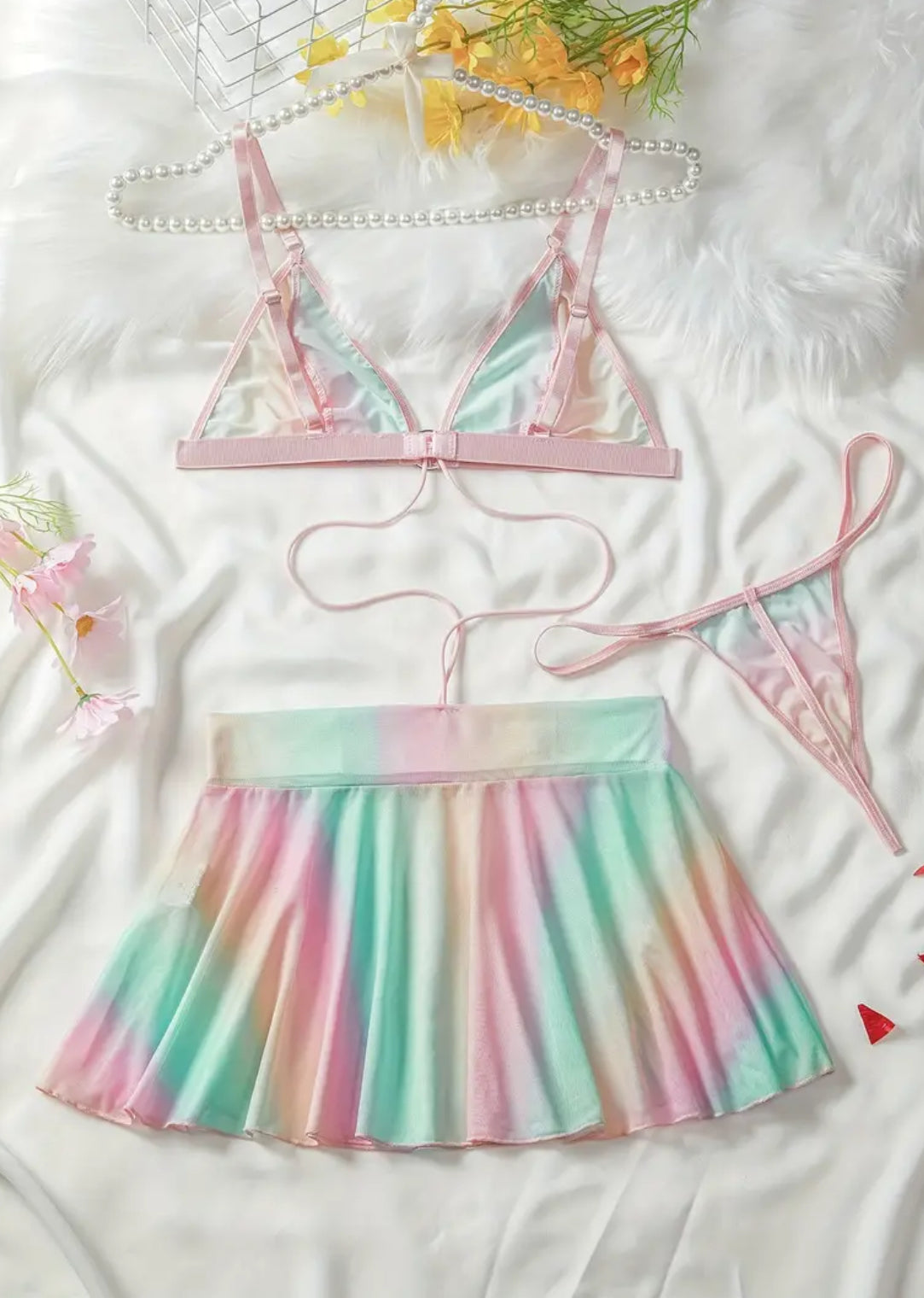 Babydoll 3 piece set - Plush Intimates Boutique