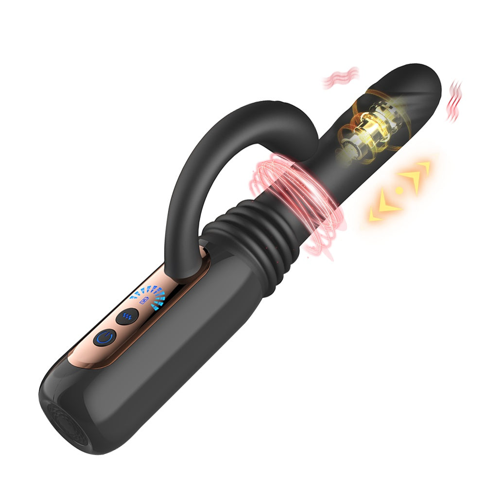 Thrusting Dildo Vibrator w/ Remoted Realistic feeling w/ 10 Vibrating moods