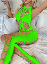 Load image into Gallery viewer, Berry &amp; lemon lime | Fishnet outfit
