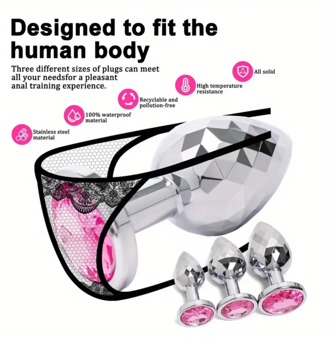Butt plugs / different colors