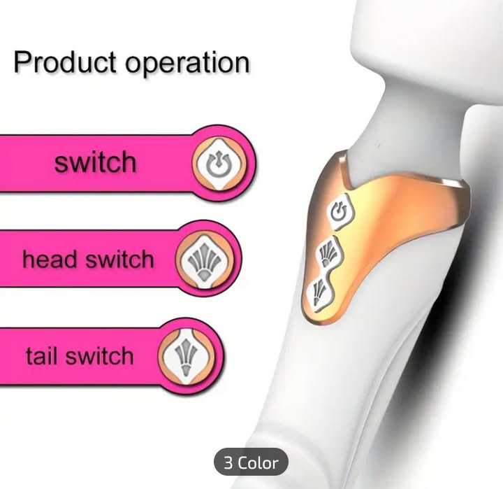Powerful vibrator silicone double