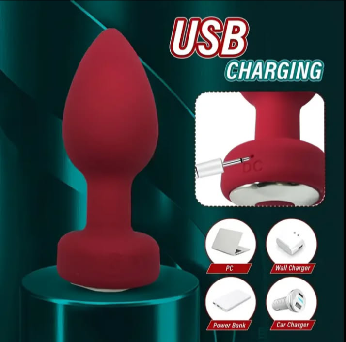 Anal plug w/ remote