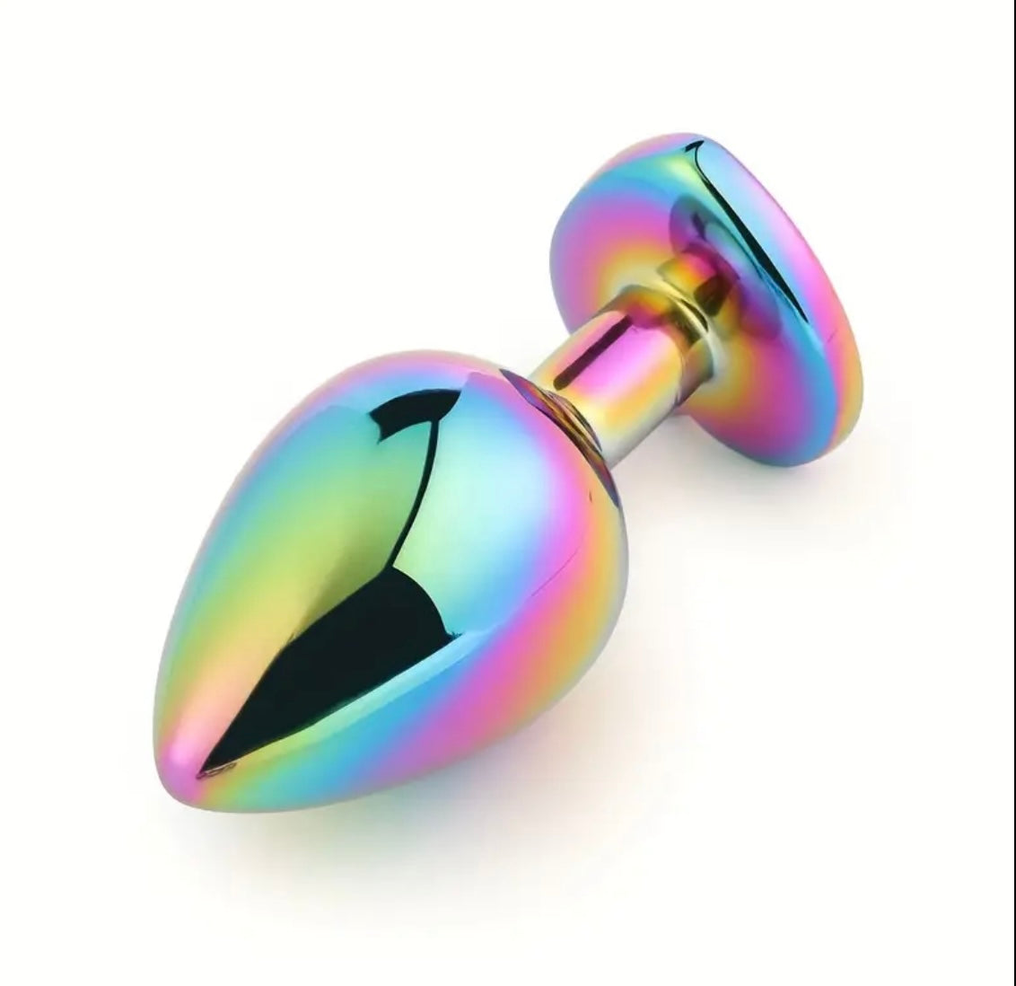 Metal Butt plug colorful - Plush Intimates Boutique