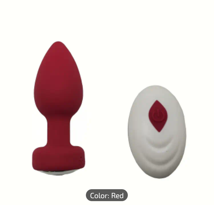 Anal plug w/ remote