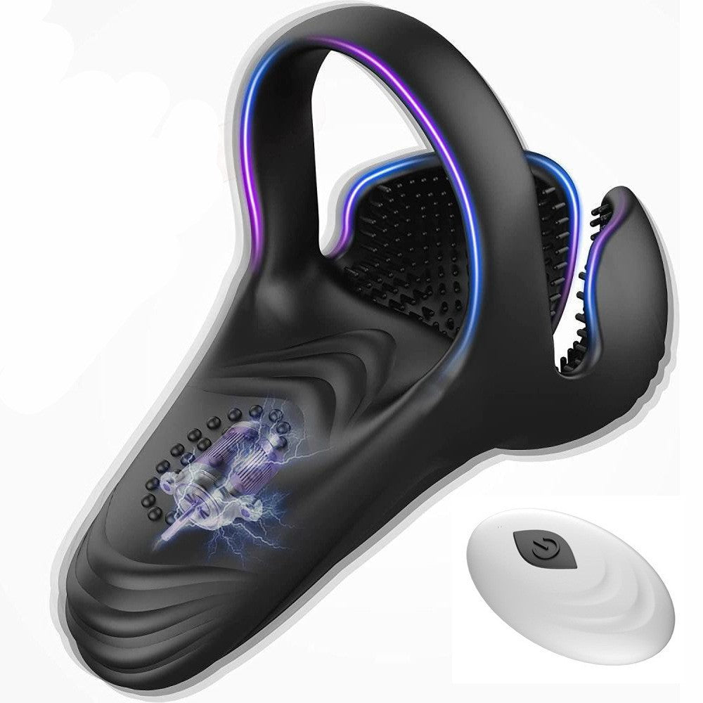 Men's Silicone Ring Resonance Electric Massager(THE BEST)