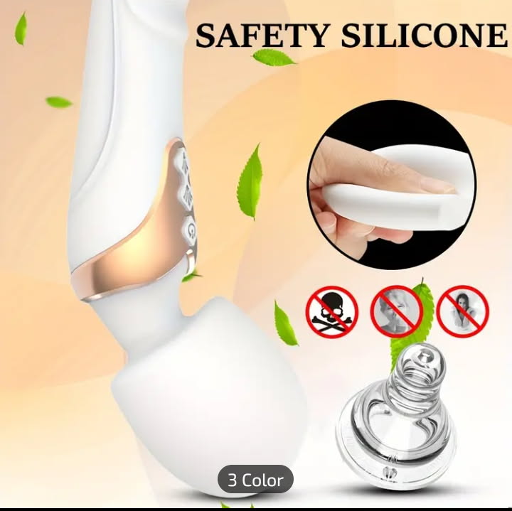Powerful vibrator silicone double