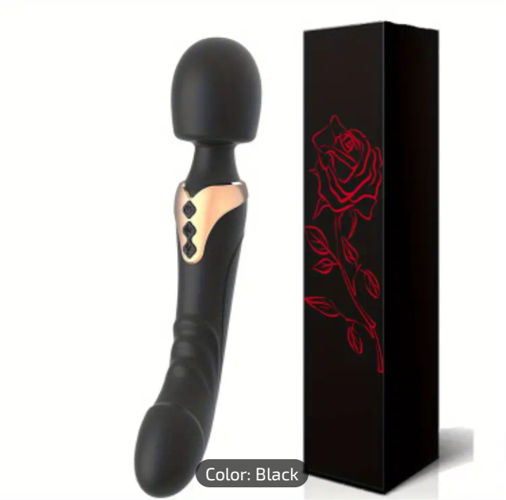 Powerful vibrator silicone double
