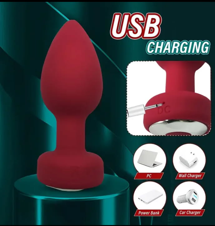 Anal plug w/ remote