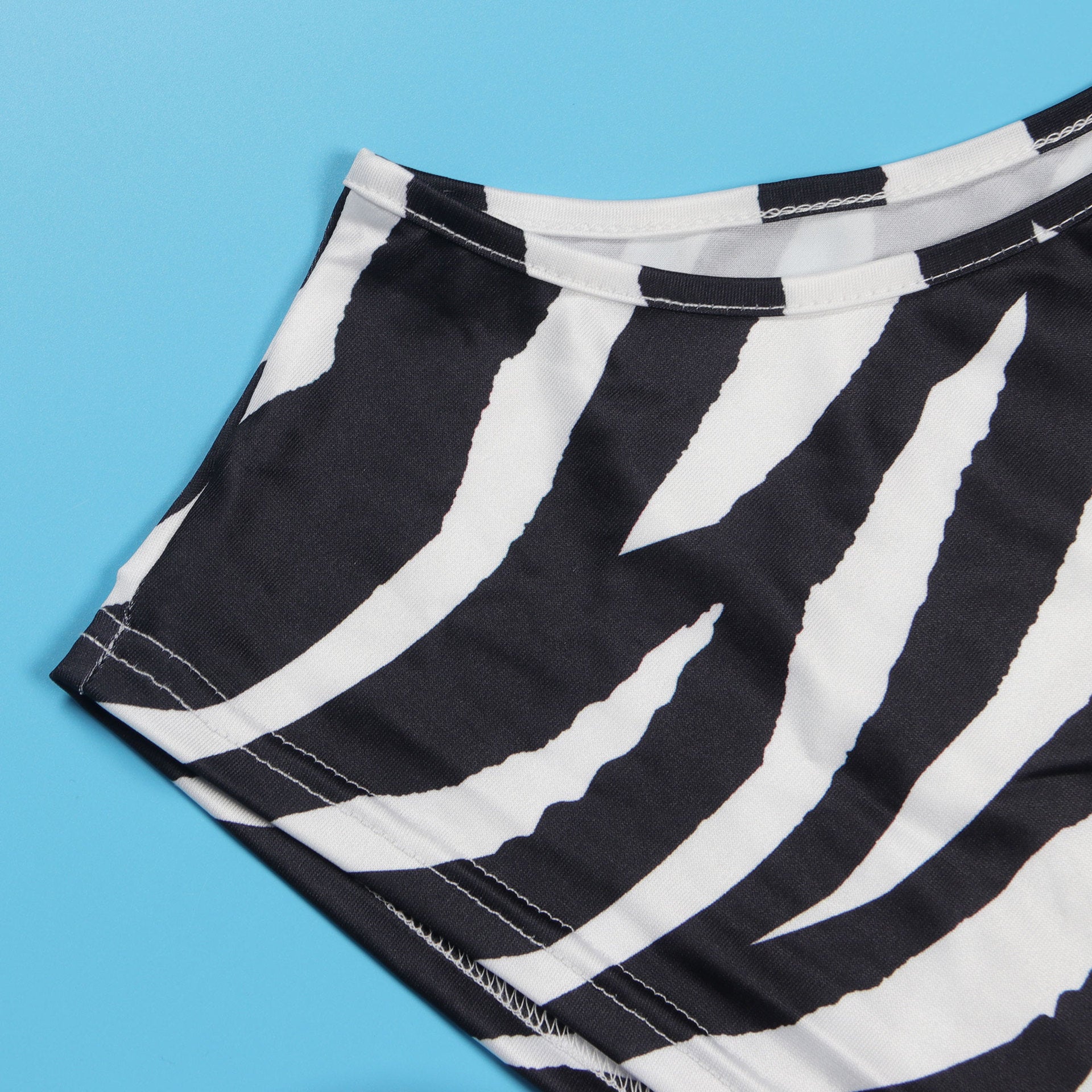 Summer Women Sets | Sleeveless Sexy Striped Print Crop Top and Long Skirt Set | Night Club Party Beach 2 Two Piece Sets
