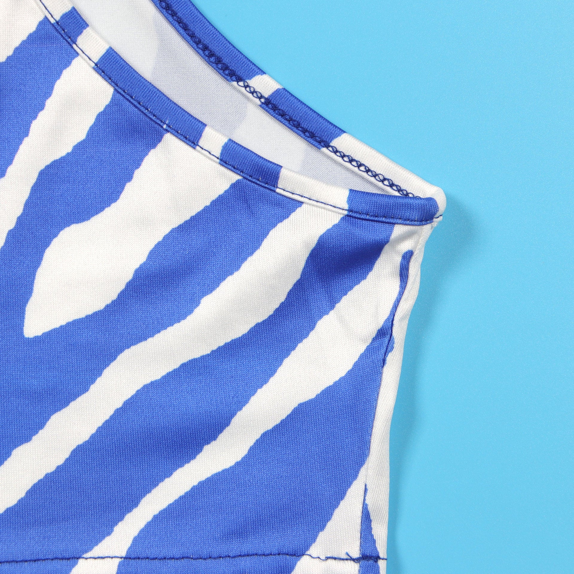 Summer Women Sets | Sleeveless Sexy Striped Print Crop Top and Long Skirt Set | Night Club Party Beach 2 Two Piece Sets