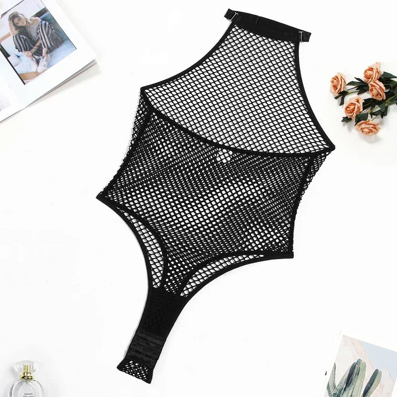 fishnet lace bodysuit | see-through | dance outfit | dance wear