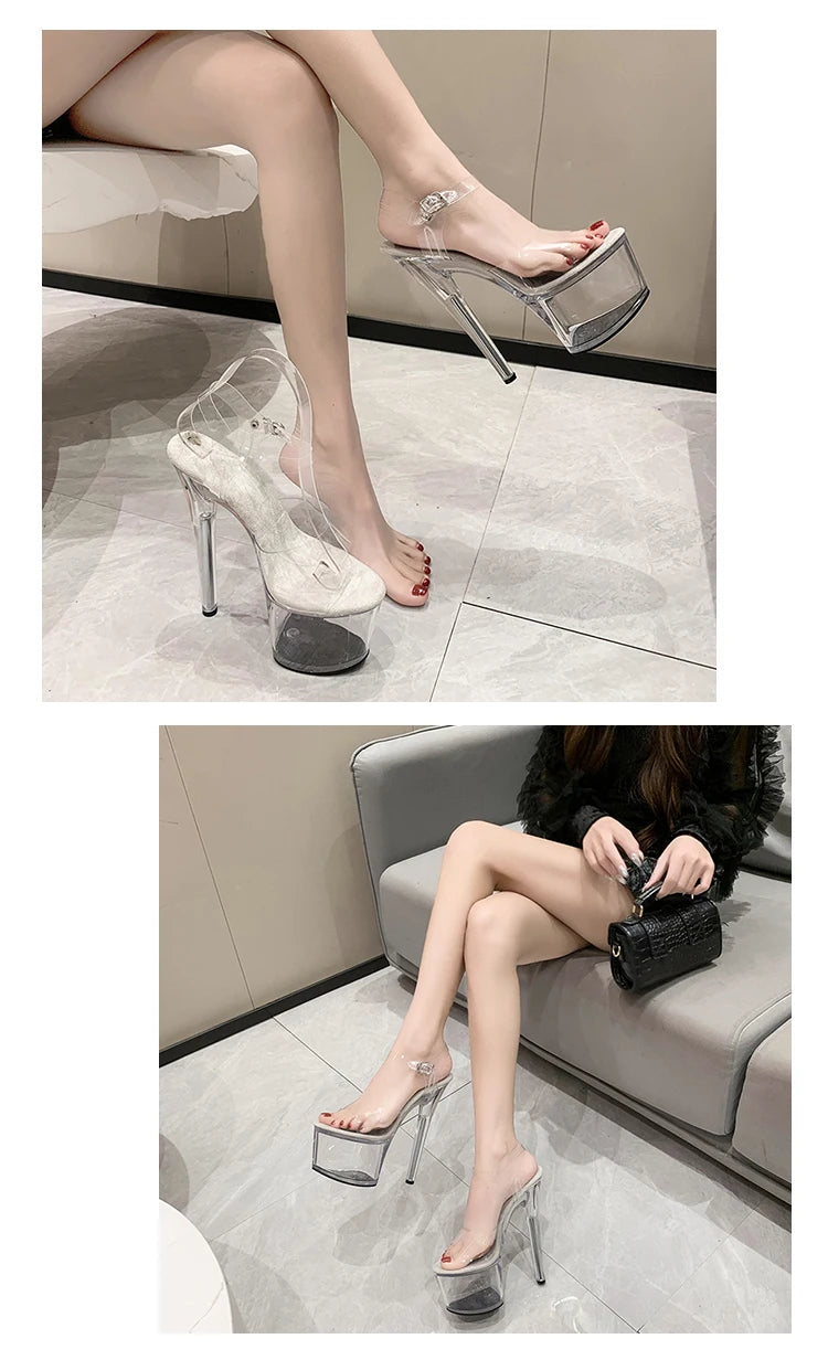 Womens Heels | Nightclub Dancing | Stilettos Heels | Crystal Platform Ladies Stripper Shoes