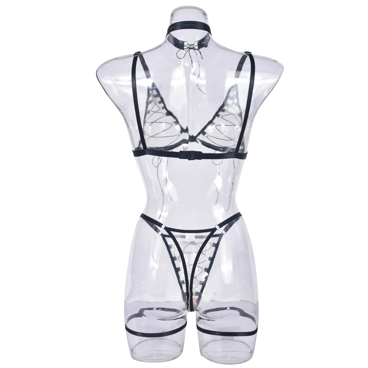 Erotic 4-Piece Seamless Intimate Sexy Set