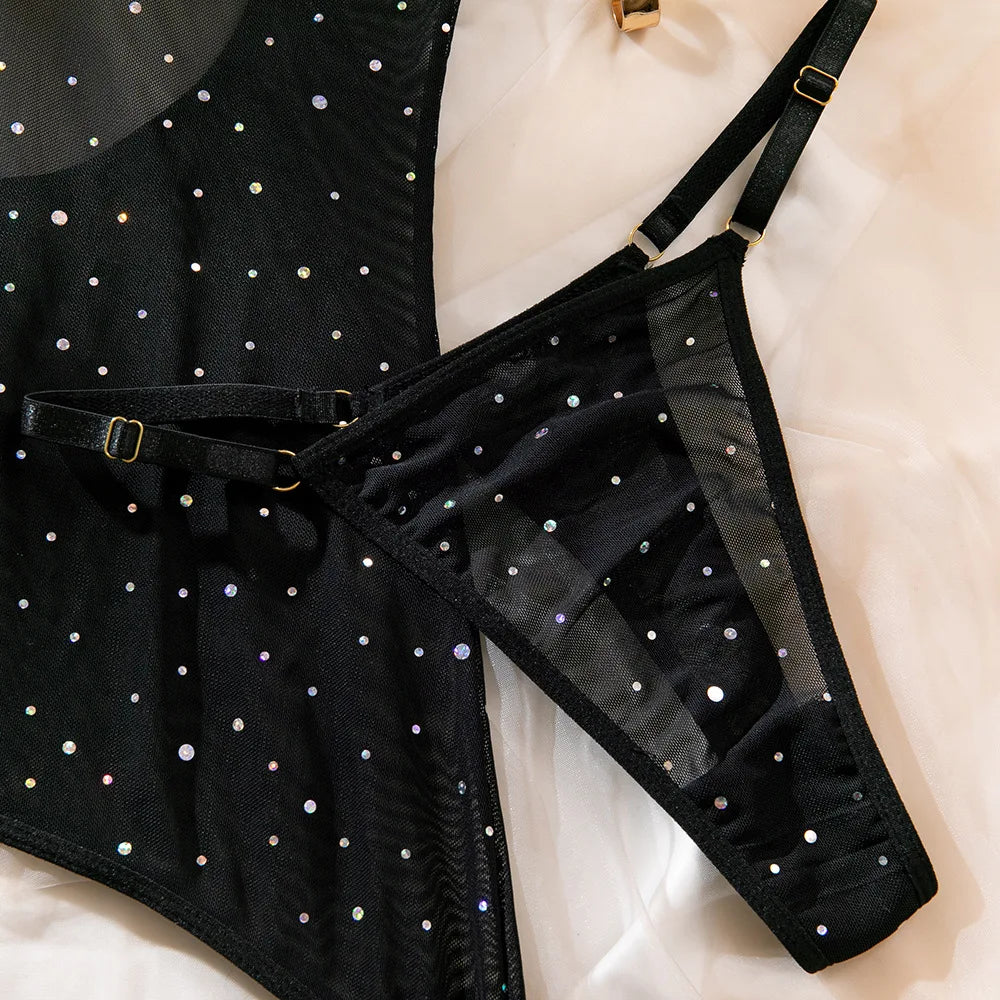 Mesh 3-Piece Intimates Sexy Erotic SET