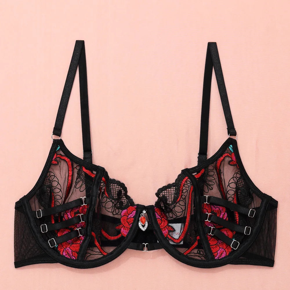 Sexy Lingerie | Pack Women Floral Fancy set