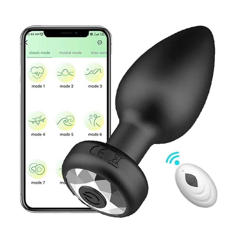 wireless bluetooth anal plug | with remote | app unisex