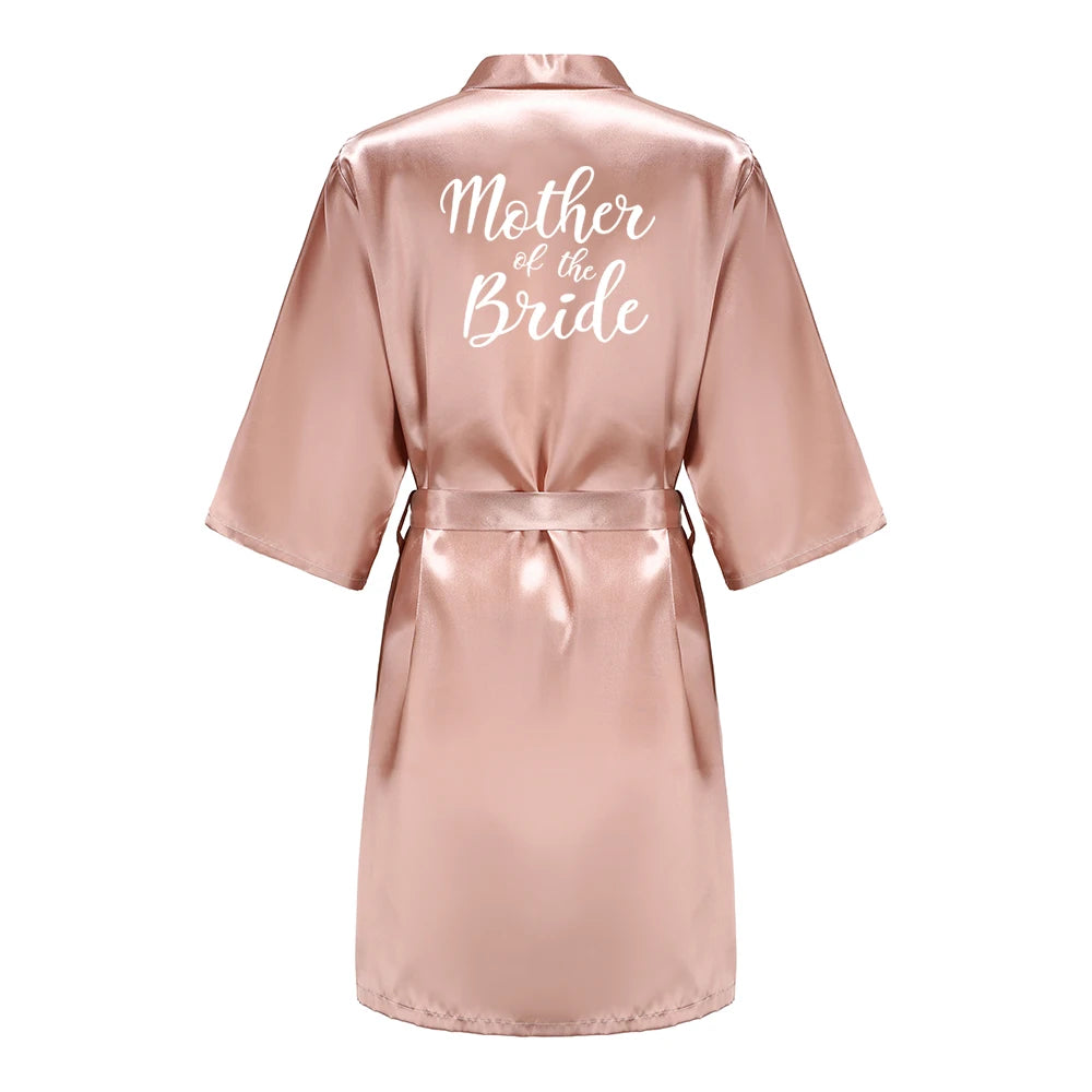 Bridal Party | Gifts Team | Gown Silk Satin| Bridal Robes