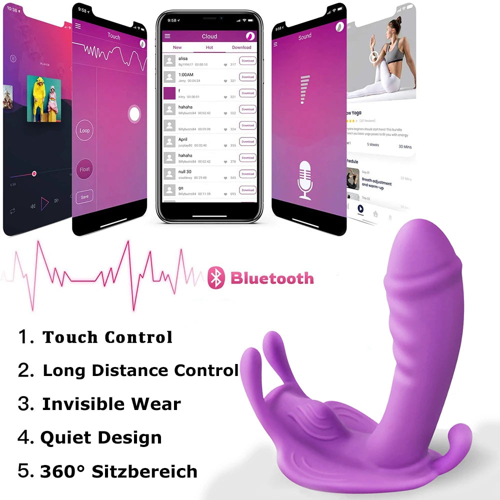 10 Modes Vibration Vibrator Sex Toy for Women Masturbator Clit | Bluetooth APP Control sexy toys Panties|