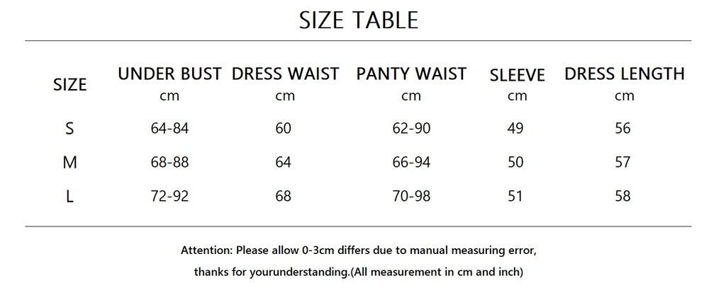 Mesh 3-Piece Intimates Sexy Erotic SET