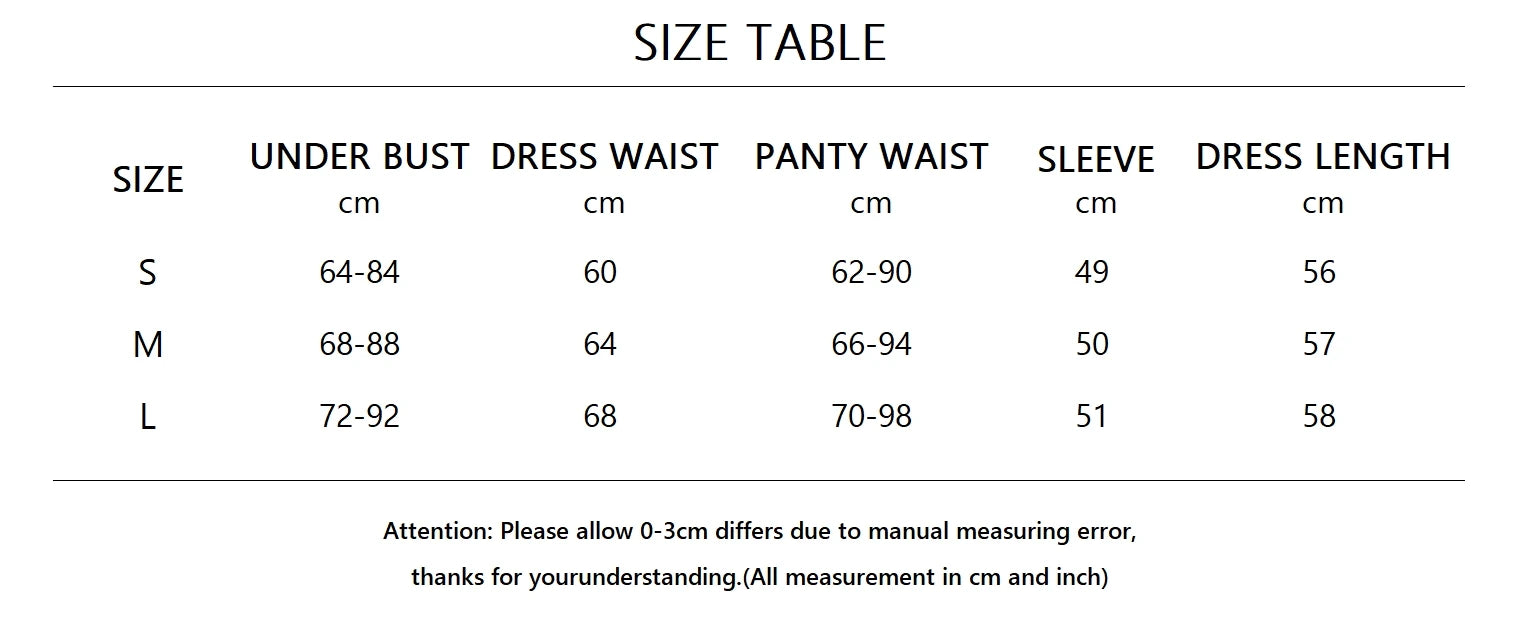 Mesh 3-Piece Intimates Sexy Erotic SET