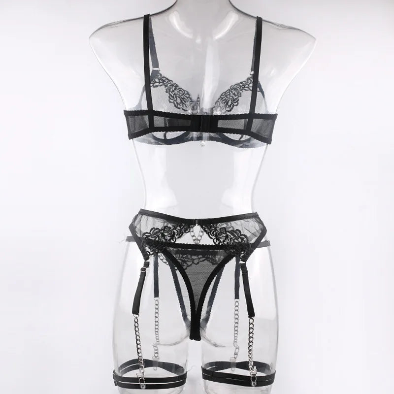Chanay Luxury Lingerie set 4-piece set