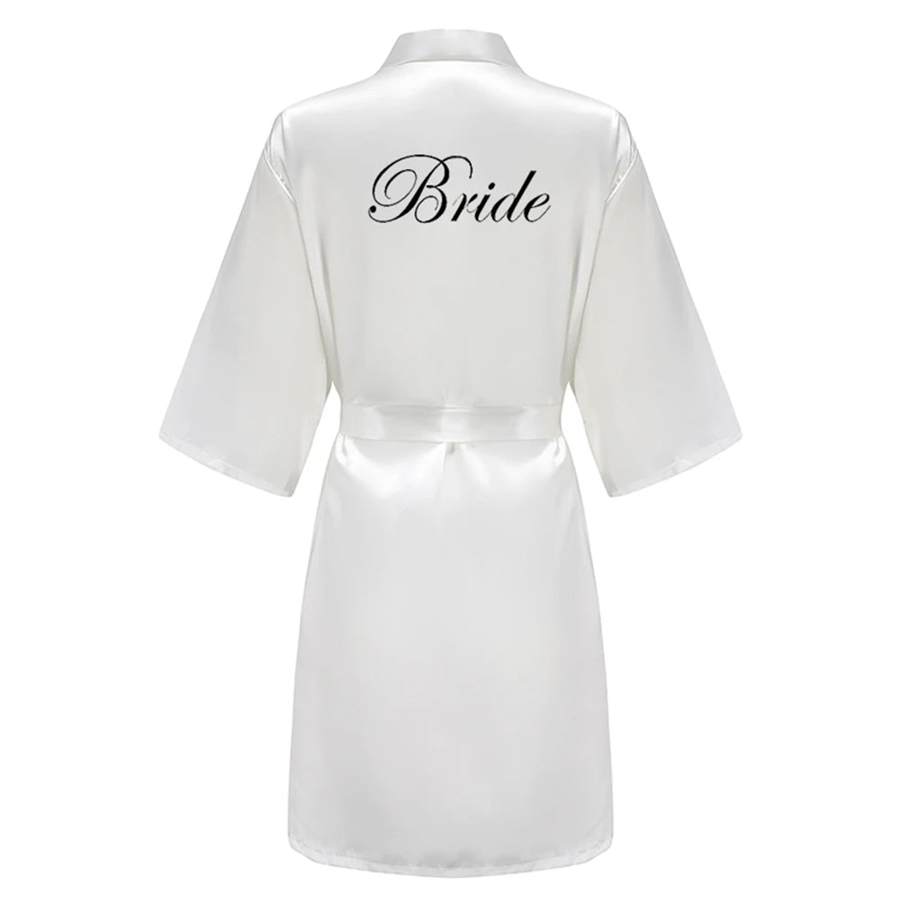 Bridal Party | Gifts Team | Gown Silk Satin| Bridal Robes
