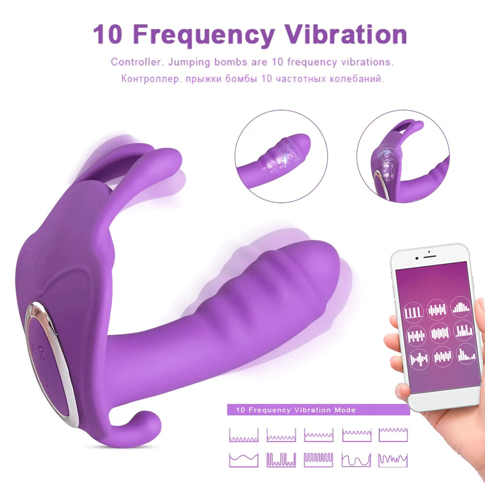 10 Modes Vibration Vibrator Sex Toy for Women Masturbator Clit | Bluetooth APP Control sexy toys Panties|