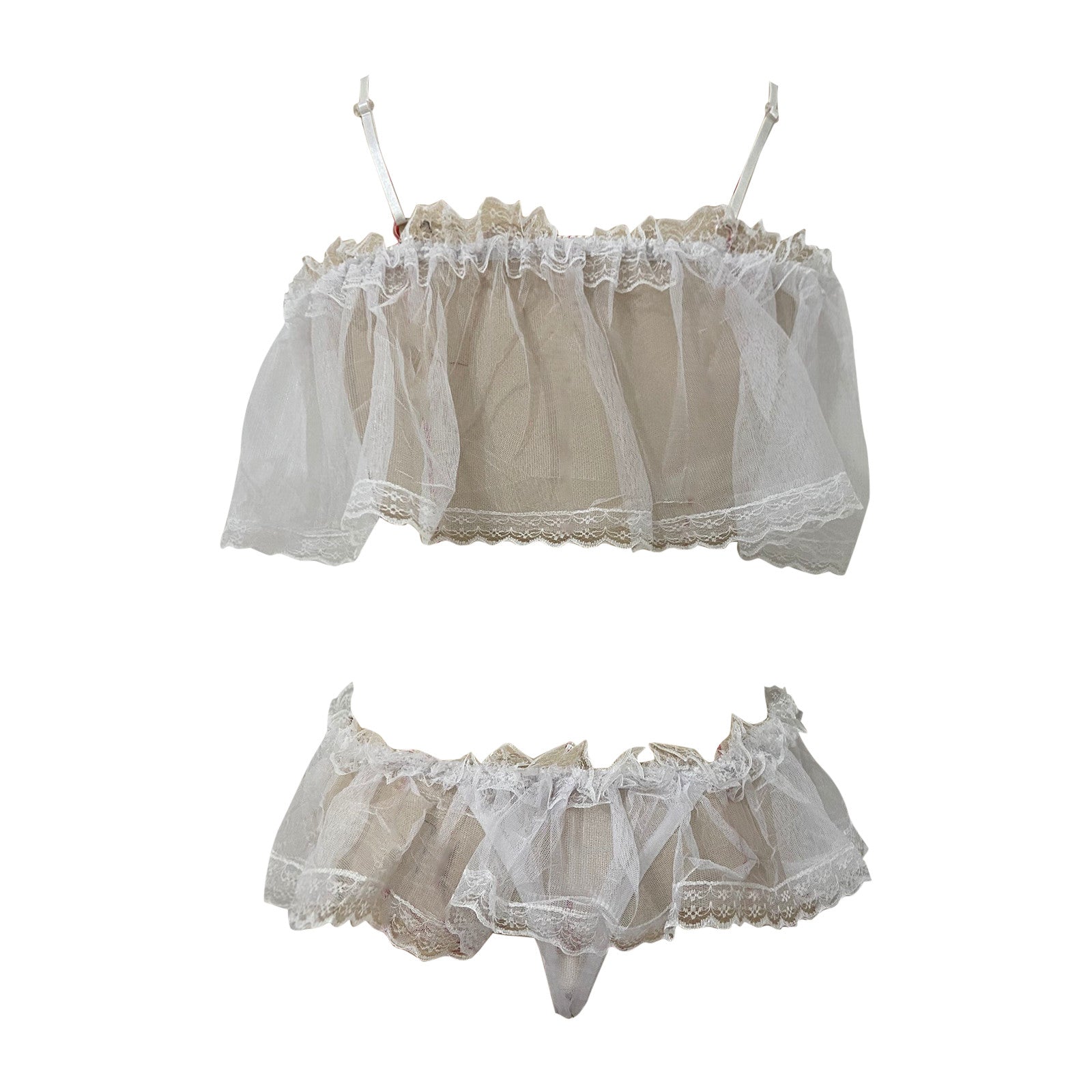 White Mesh Lingerie Set Women | different sets | erotic styles | romantic styles