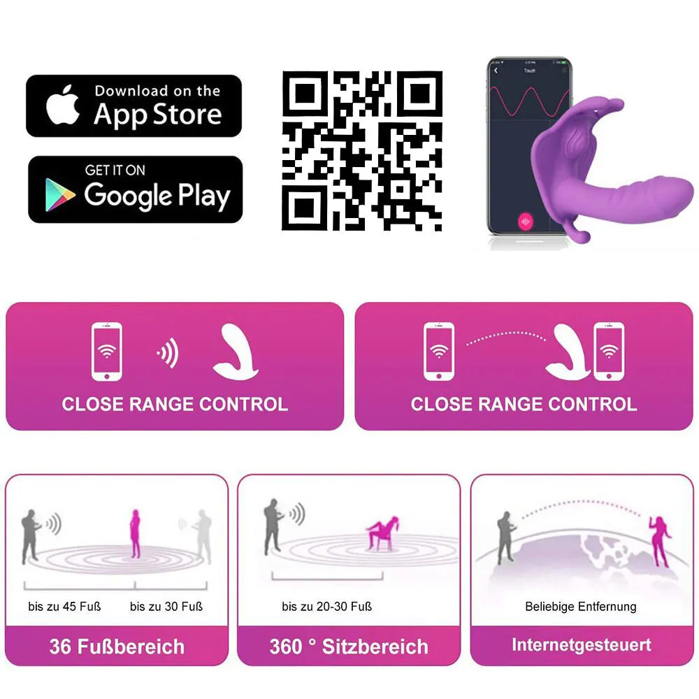 10 Modes Vibration Vibrator Sex Toy for Women Masturbator Clit | Bluetooth APP Control sexy toys Panties|