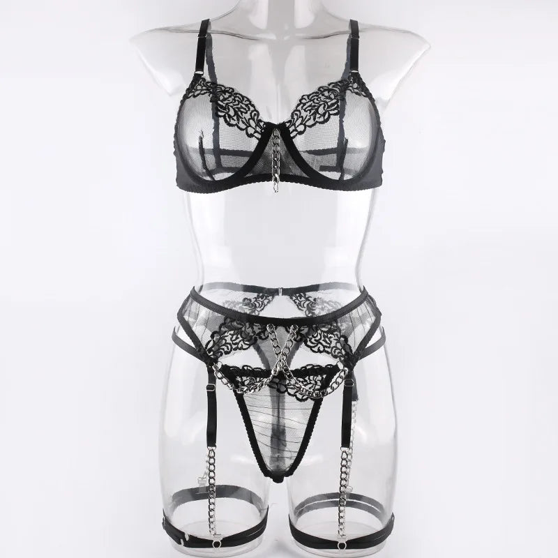 Chanay Luxury Lingerie set 4-piece set