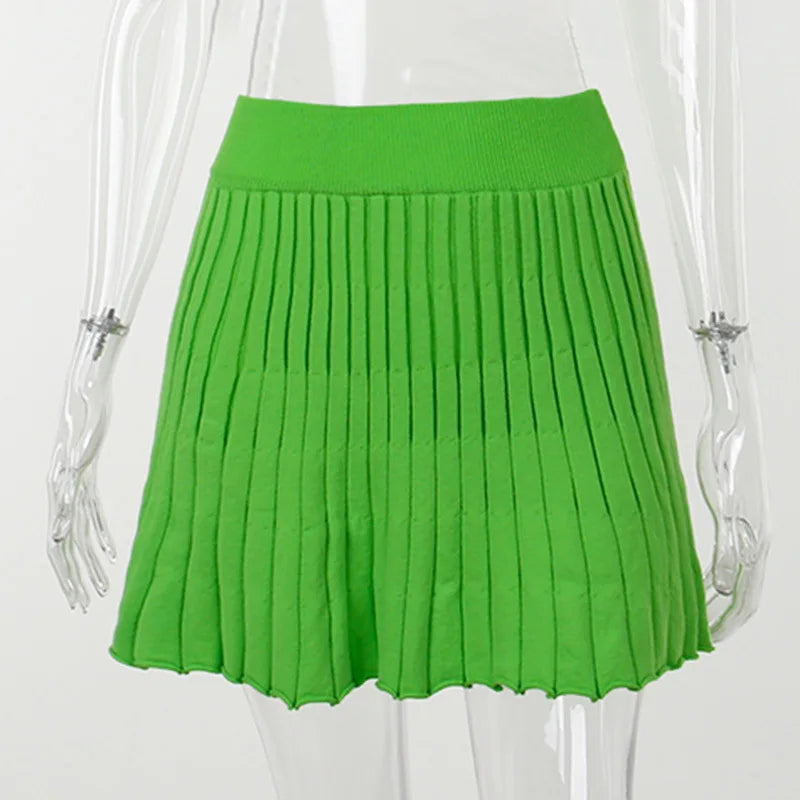 WomenS Winter Mini Skirts 2 Piece Sets