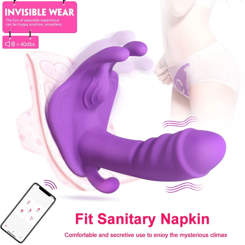 10 Modes Vibration Vibrator Sex Toy for Women Masturbator Clit | Bluetooth APP Control sexy toys Panties|