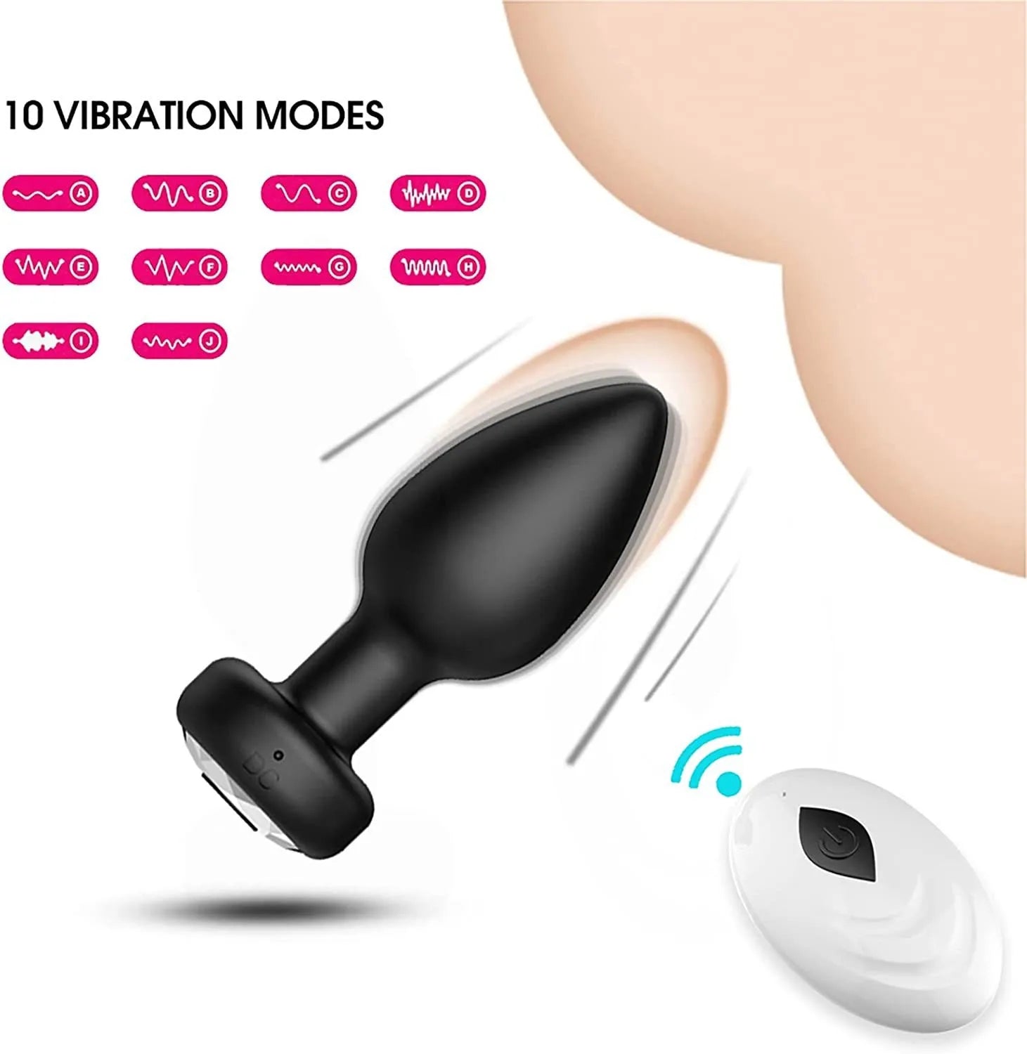 wireless bluetooth anal plug | with remote | app unisex