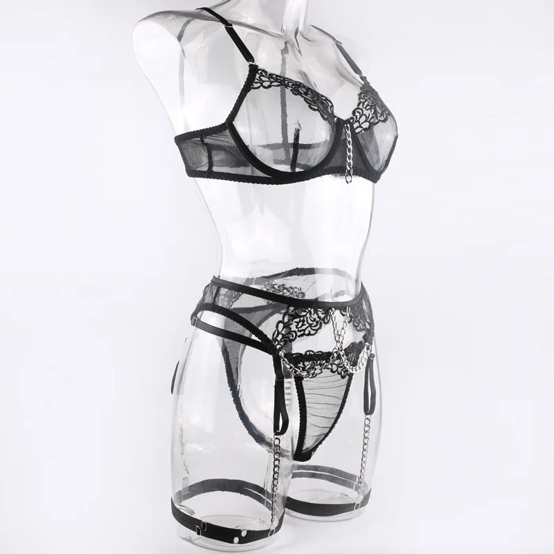 Chanay Luxury Lingerie set 4-piece set