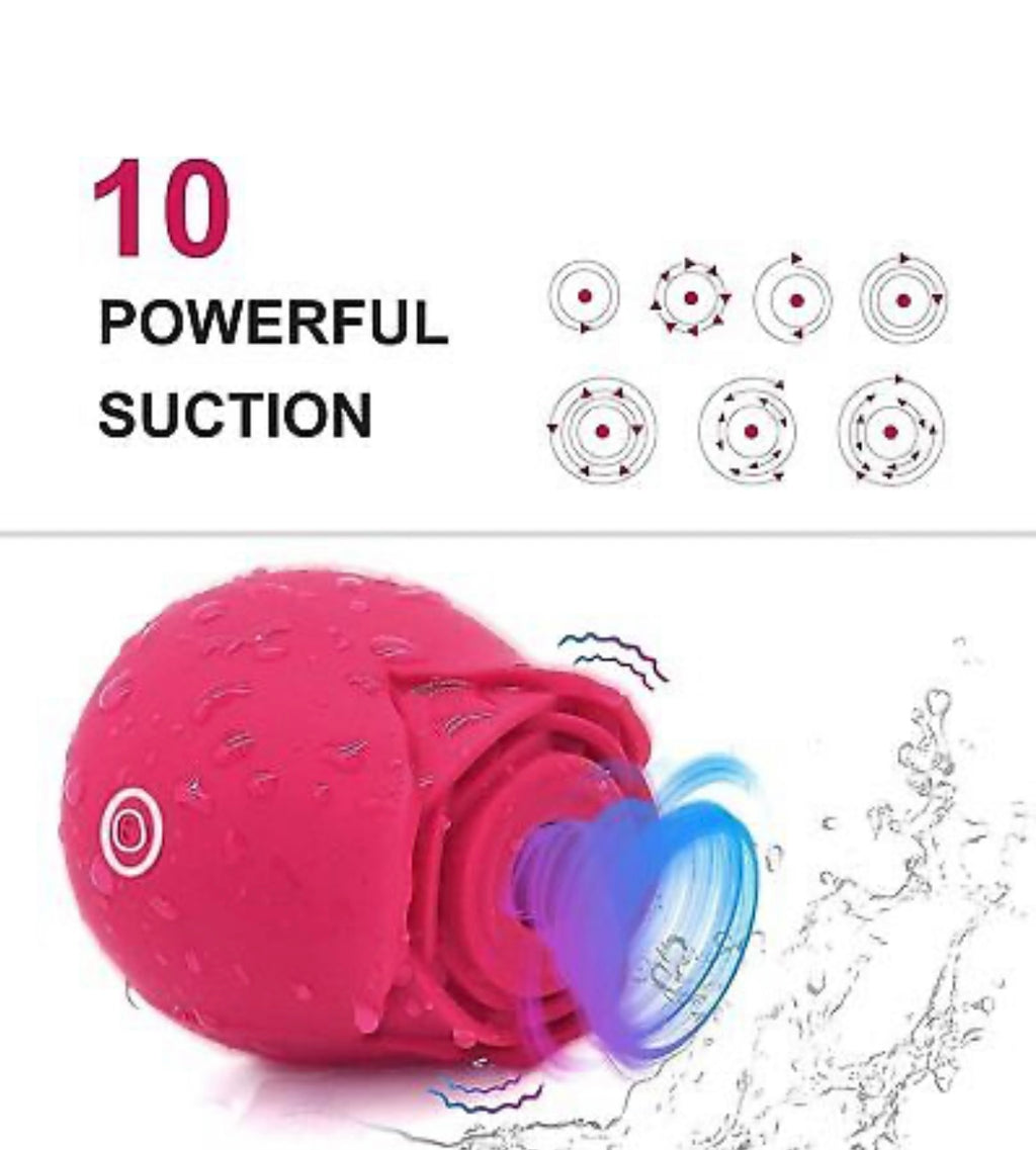 Suck me Rose | vibrator - Plush Intimates Boutique