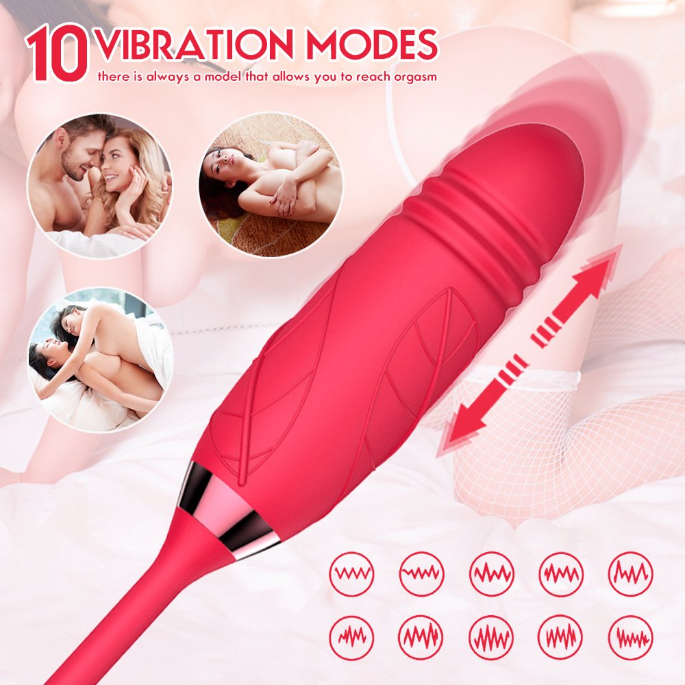 SUCKING VIBRATOR in Red - Plush Intimates Boutique